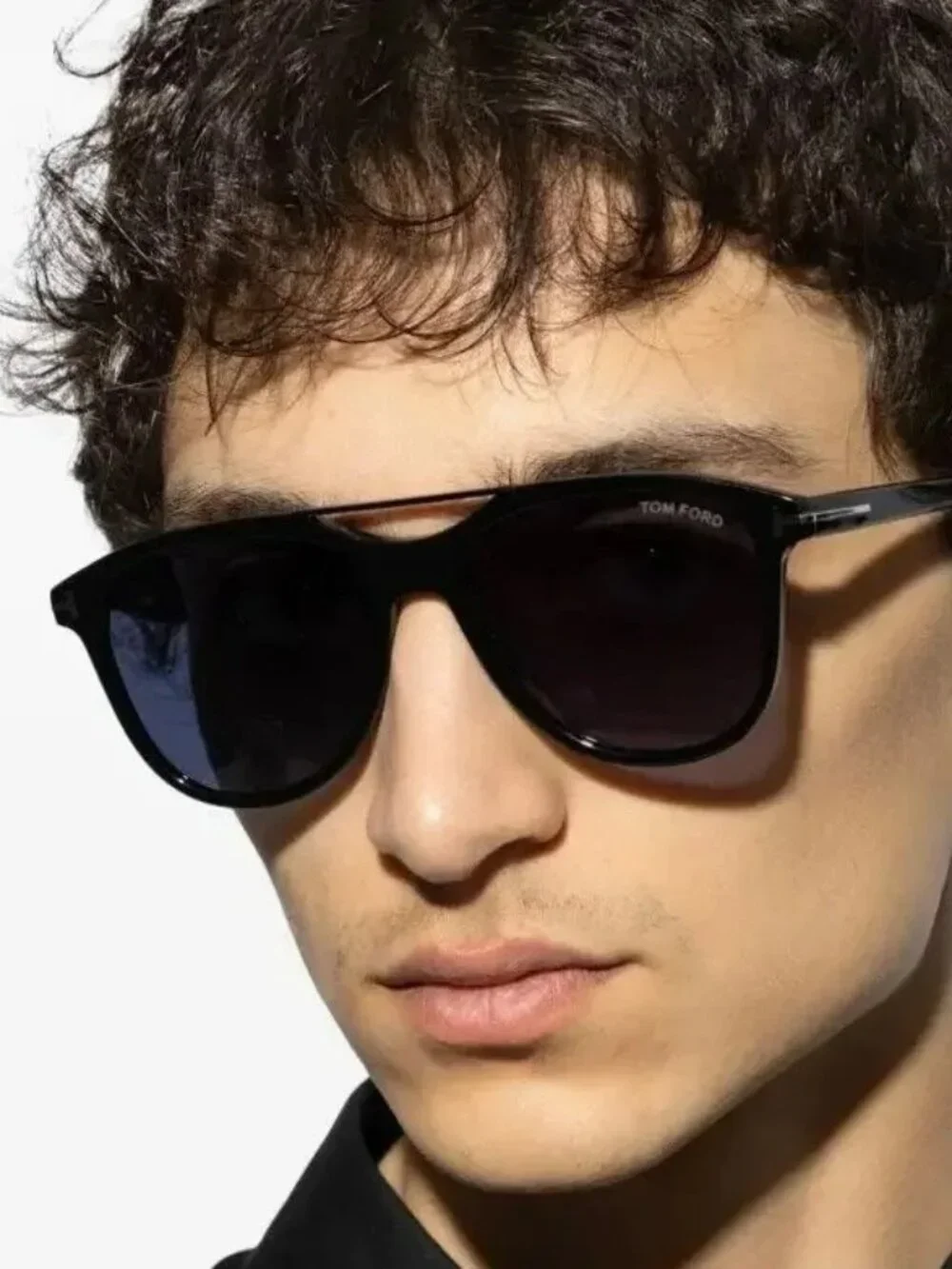 Tom Ford DAMIAN-02 Men Sunglasses Black Blue Pilot FT1098 01V NEW AUTHENTIC